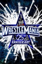 The 25th Anniversary of WrestleMania poster