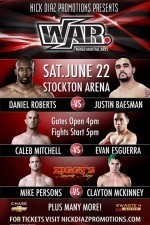 Regarder Nick Diaz presents WAR MMA 1 en ligne gratuitement.